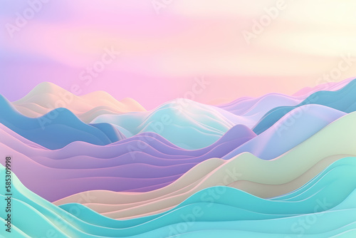 Psychic Waves: Stunning Abstract Background