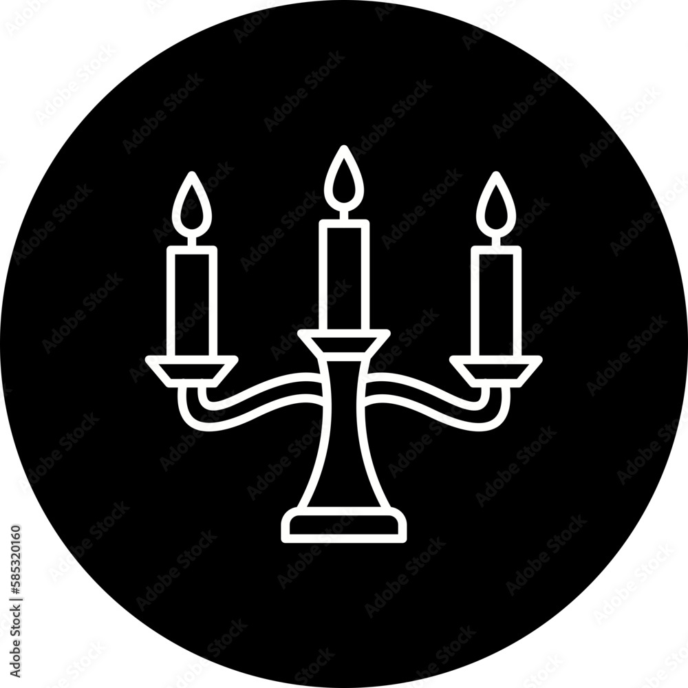 Candle Line Inverted Icon Candle Line Inverted Icon