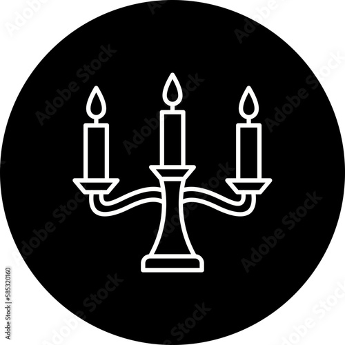 Candle Line Inverted Icon © Maan Icons