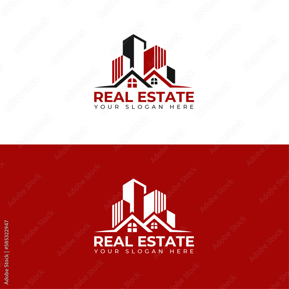 Real Estate Vector Logo Design, 
real estate logo design, Real Estate, Building, and Construction Logo Vector Design.