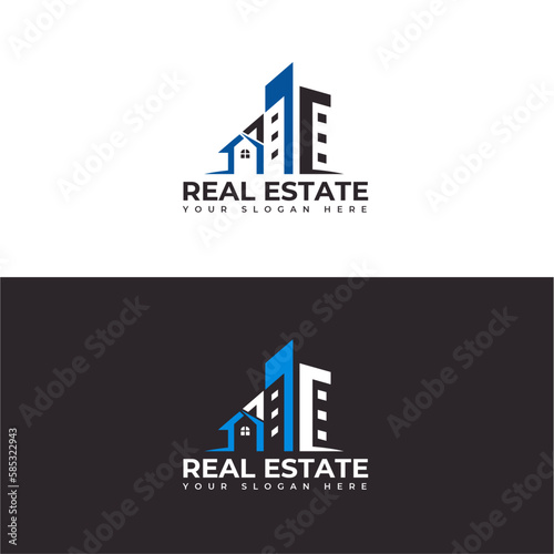 Real Estate Vector Logo Design, 
real estate logo design, Real Estate, Building, and Construction Logo Vector Design.