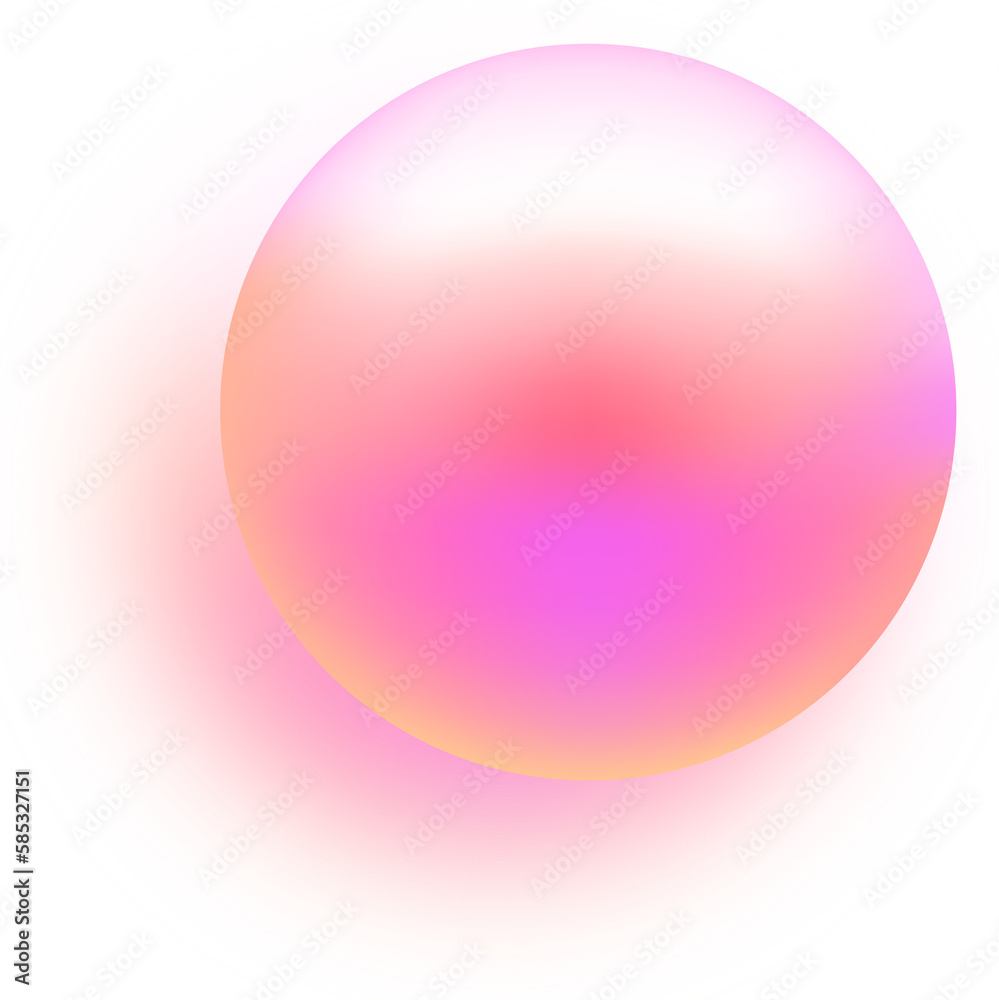 gradient ball with shadow