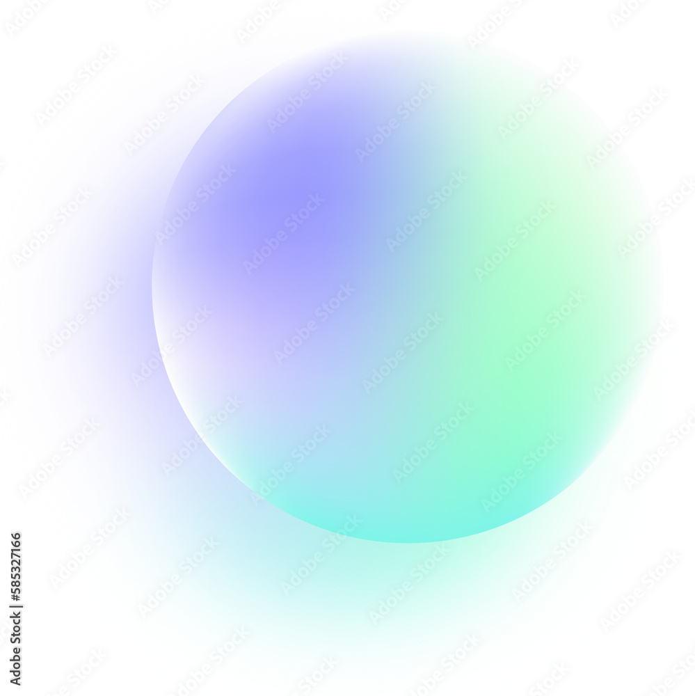 gradient ball with shadow
