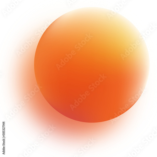 gradient ball with shadow