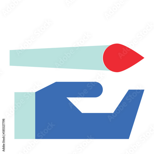 artists flat icon set of world art day celebration 