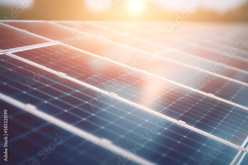 Solar panel background. Solar energy