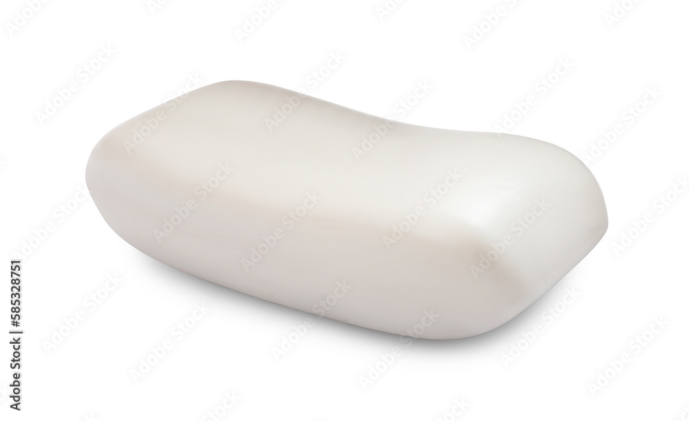 Soap bar on white background. Personal hygiene