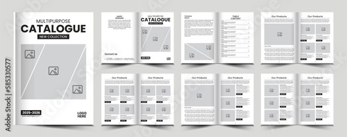 Product catalog or catalogue template design 