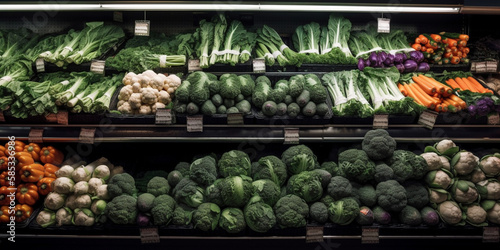 supermarket vegetables Genetarive AI