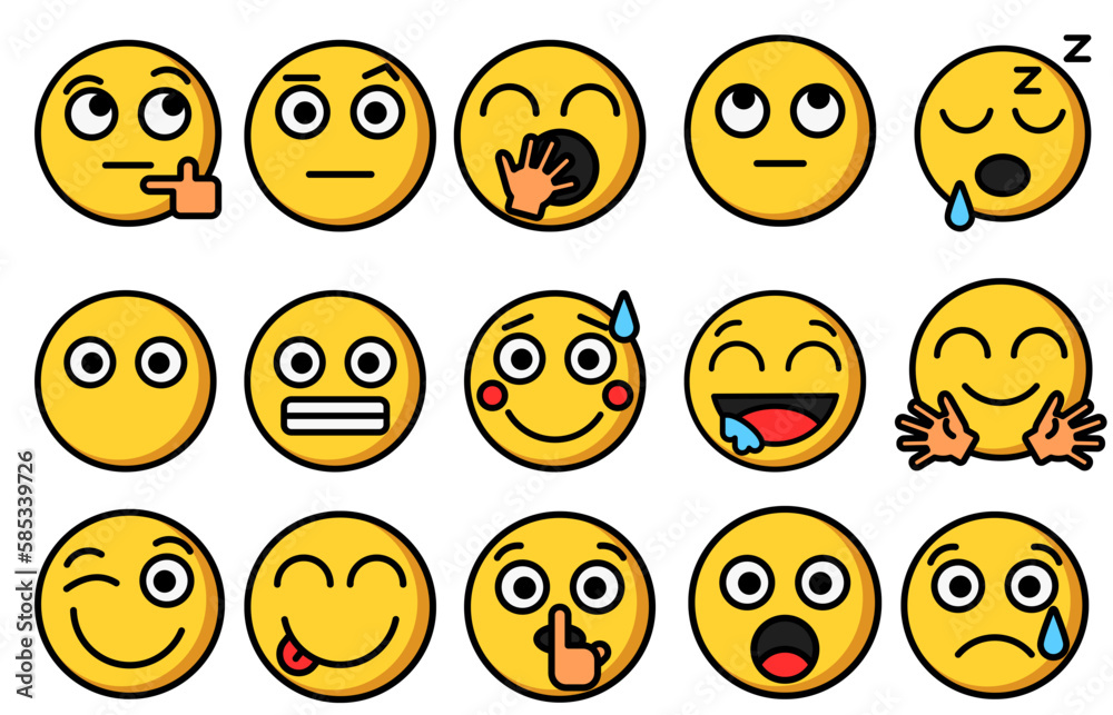 Emoji icon sets satisfaction level. Simple feedback in the form of emotions in a flat style. Customer feedback. Range to rate emotions Very good, good, normal, bad, terrible symbols Vector illustratio Emoji icon sets satisfaction level. Simple feedback in the form of emotions in a flat style. Customer feedback. Range to rate emotions Very good, good, normal, bad, terrible symbols Vector illustratio