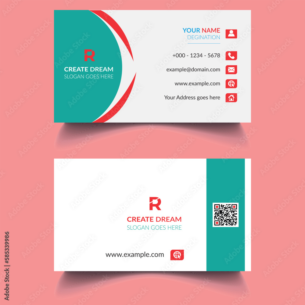 Business Card Creative Modern And Corporate Business Card Template