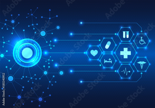 Smart medical technology that aids in the fight against the virus It is a place where information about different diseases is gathered to prevent and invent medicines to help patients access treatment