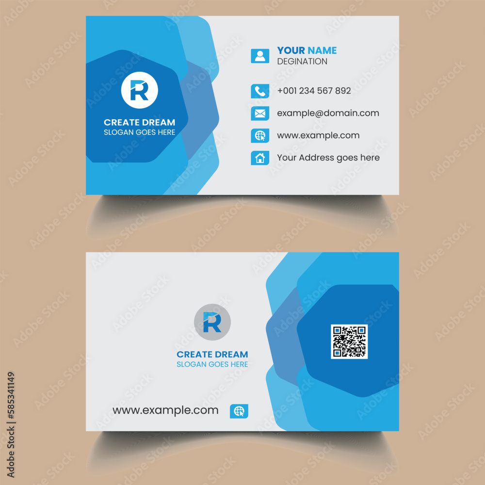 Business Card. Creative Modern And Corporate Business Card Template Business Card. Creative Modern And Corporate Business Card Template