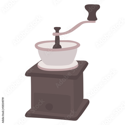 coffee grinder isolated on white