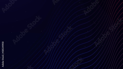 Abstract Digital Line Wave background, Technology Background