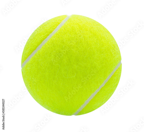 tennis ball isolated on white background.clipping path © NOOPIAN