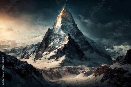 The biggest mountain in the world  Generative AI