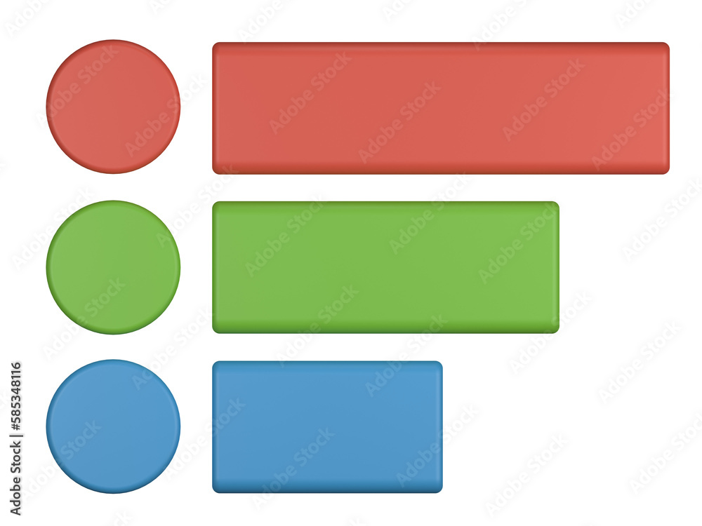 3D Render infographic icon, infographic bar chart icon, data graph ...