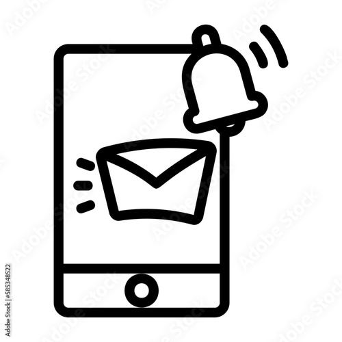 business 3, mobile notification icon
