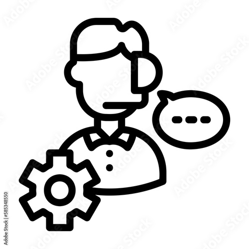 business 3, support icon