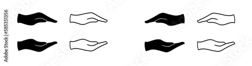 
Hand Care Logo vector icon Business


