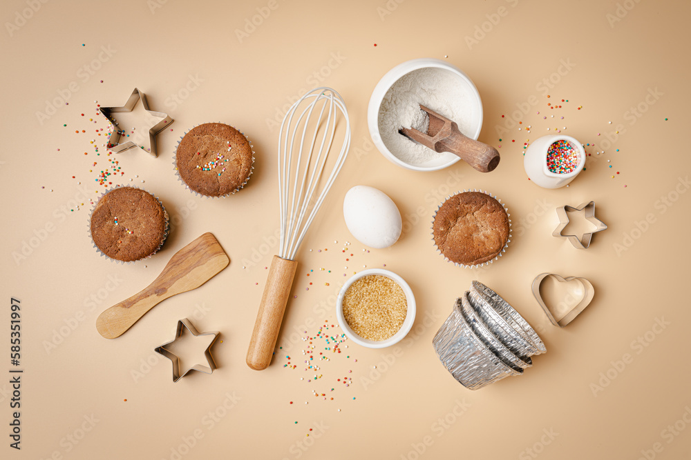 Baking or cooking background. Baking or cooking background.