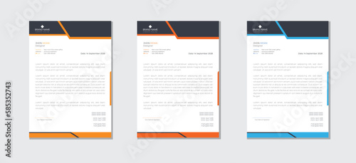 Corporate letterhead design