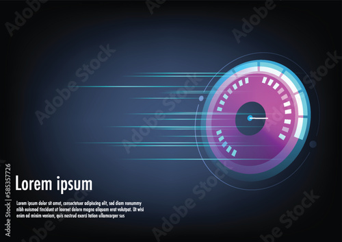 Technology background Hi-tech communication concept innovation abstract background vector illustration.