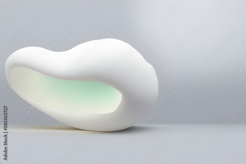 white abstract background with 3d render white abstract background with 3d render