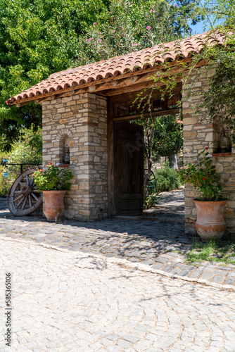 old house in the village