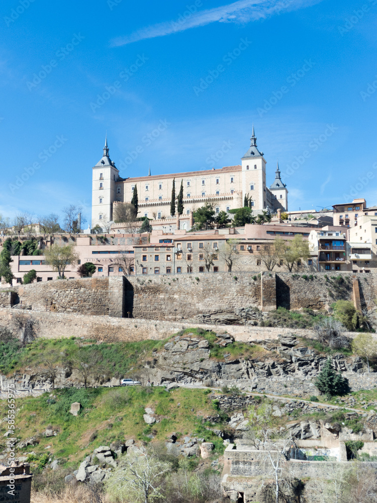 The Alcazar of Toledo, UNESCO heritage site in Spain.