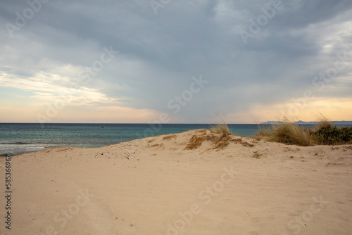 beach in the morning