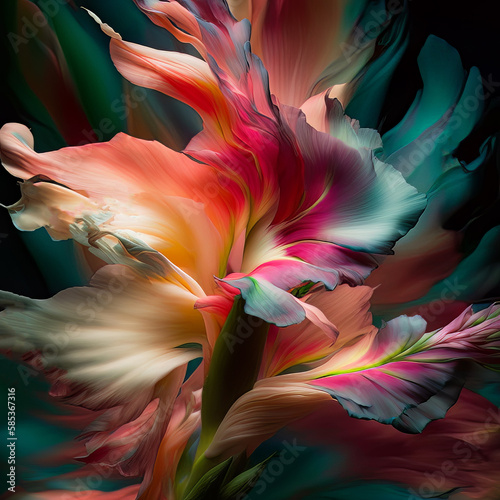Macro Close Up Dreamy Flower Photos photo