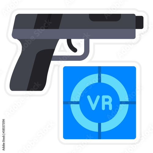 Shooting Game Sticker Icon