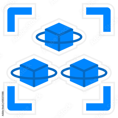 Cubes Sticker Icon