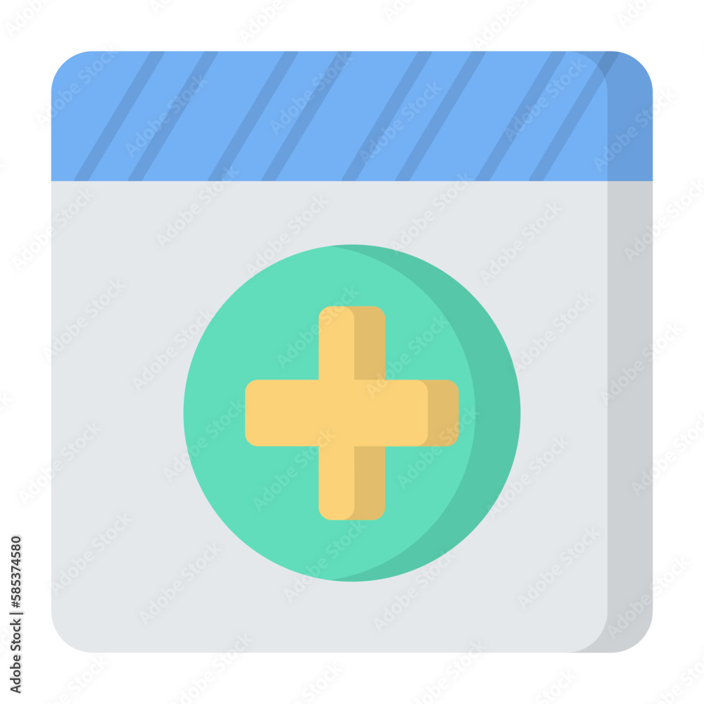 Fototapeta premium Add Friend Flat Icon