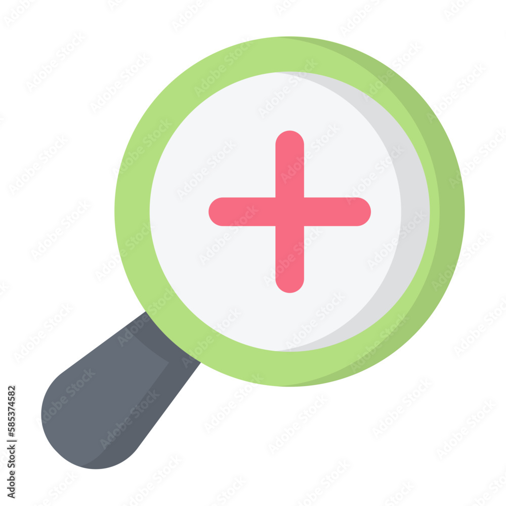 Zoom In Flat Icon Zoom In Flat Icon