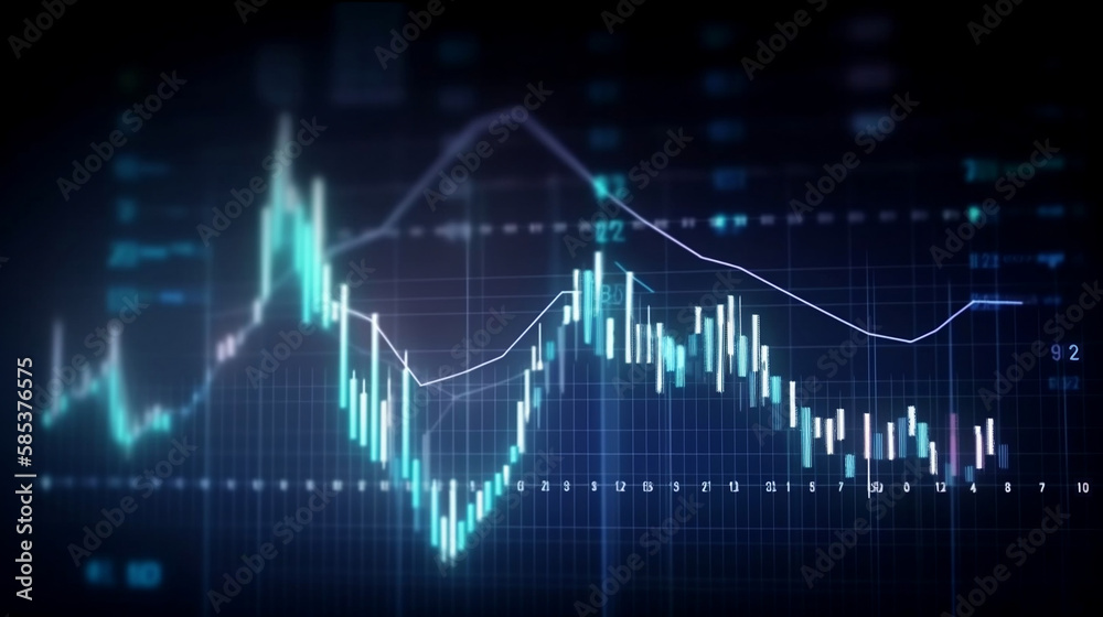 business economic charts with flashing effects, stock analysis, trading, cryptocurrencies, investments. generative ai
business economic charts with flashing effects, stock analysis, trading, cryptocurrencies, investments. generative ai
