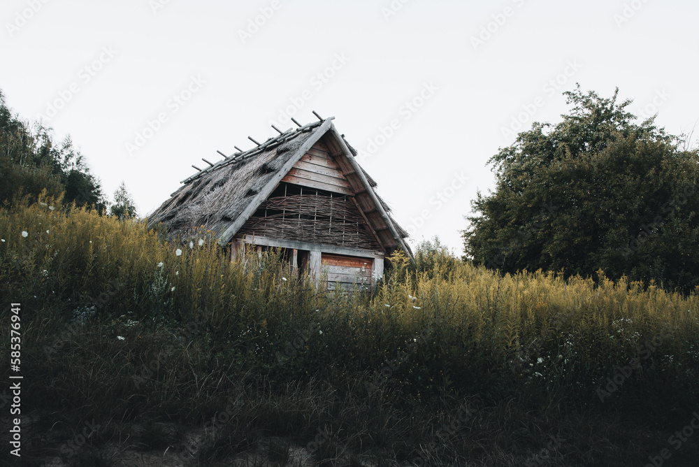 old house in the mountains