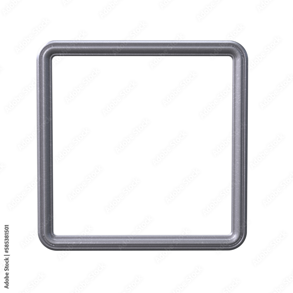 Photo Frame 3D render transparent background Photo Frame 3D render transparent background