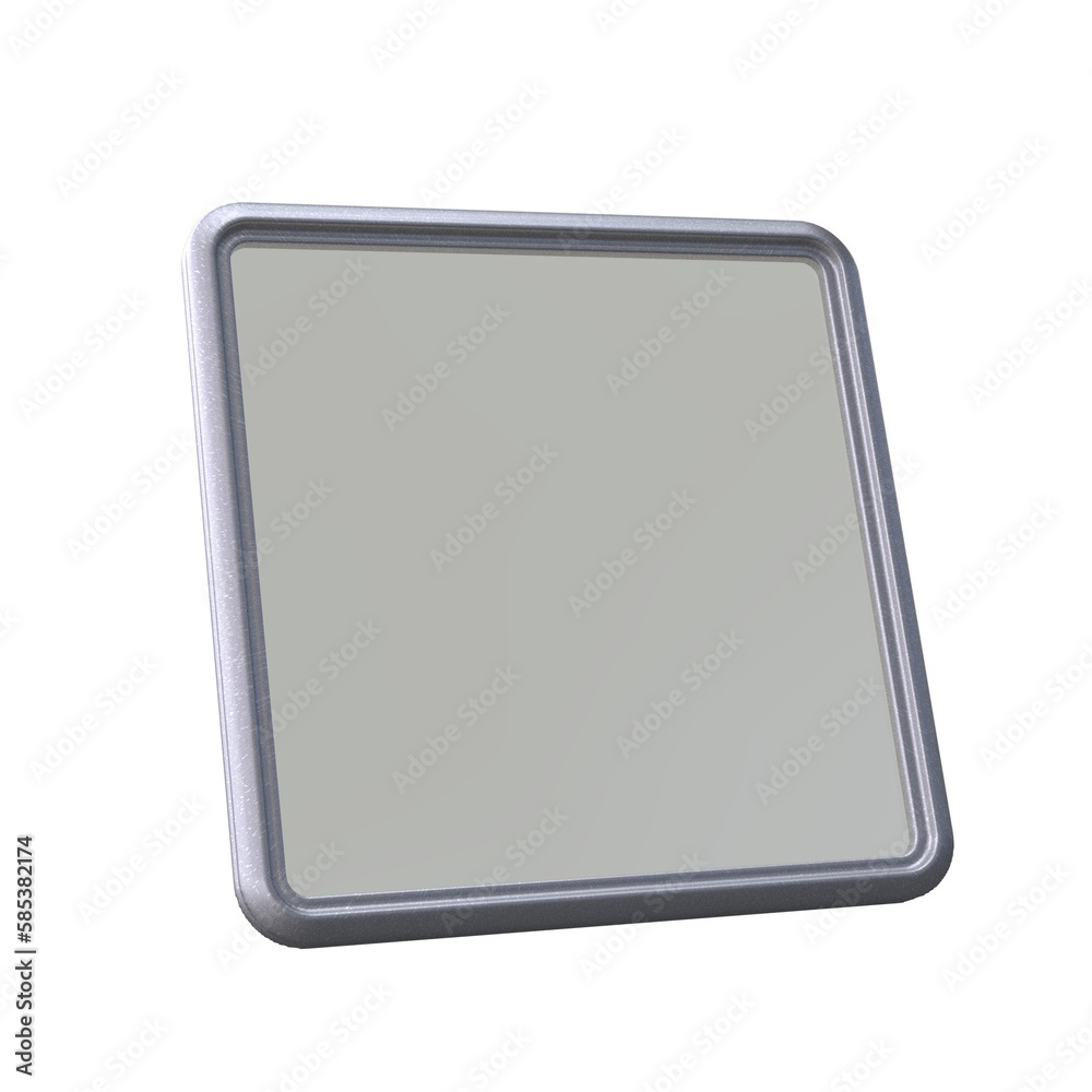 Photo Frame 3D render transparent background Photo Frame 3D render transparent background