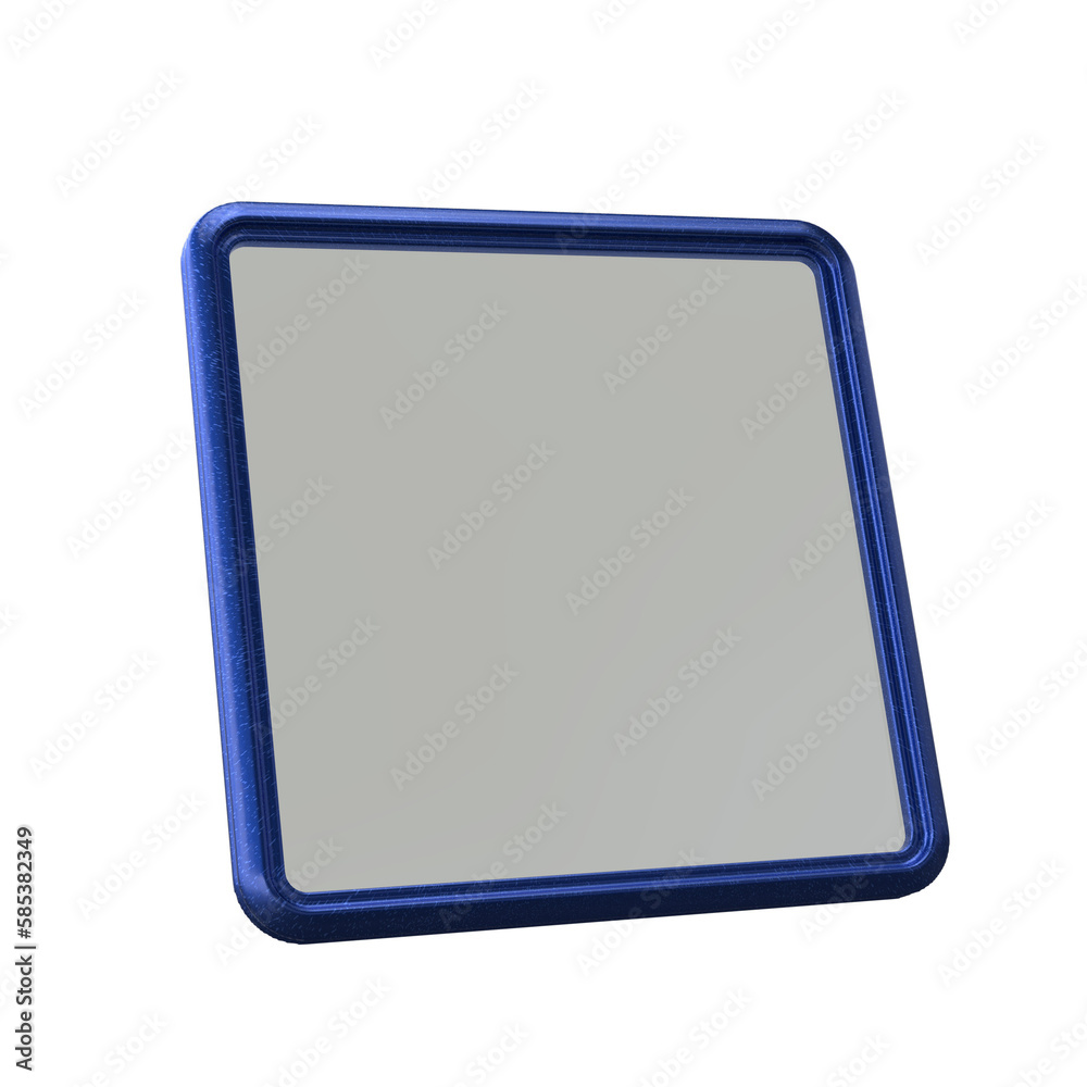Photo Frame 3D render transparent background Photo Frame 3D render transparent background