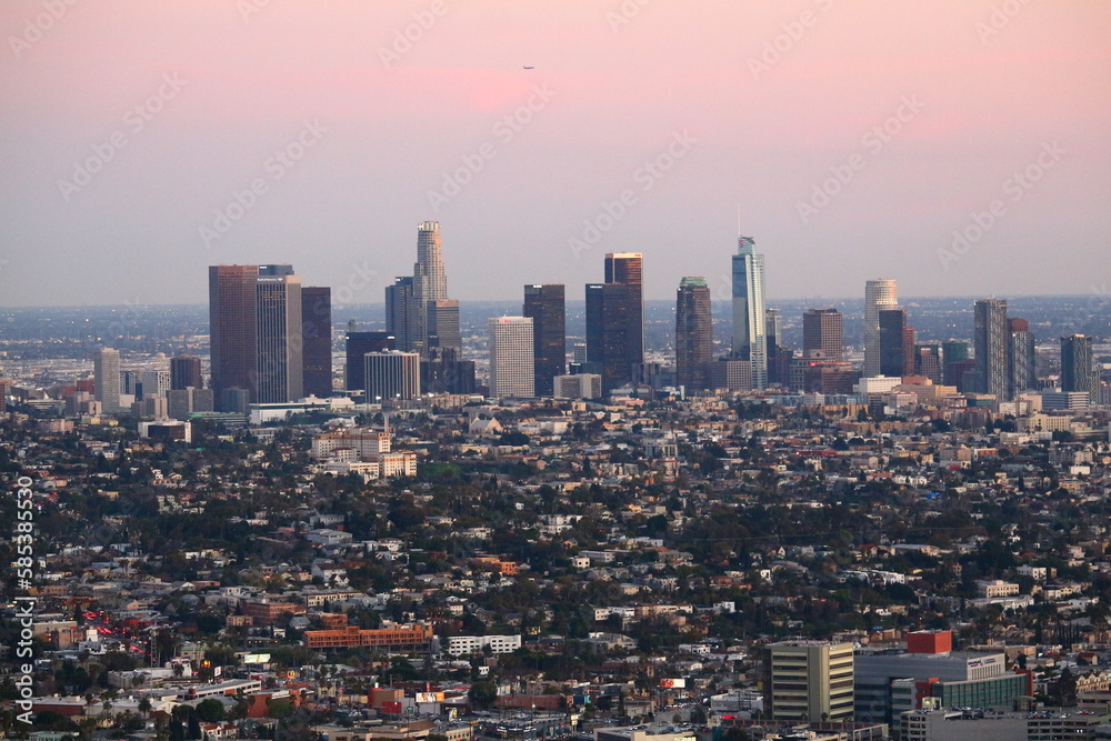 Sonnenuntergang über Los Angeles