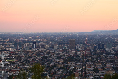 Sonnenuntergang   ber Los Angeles