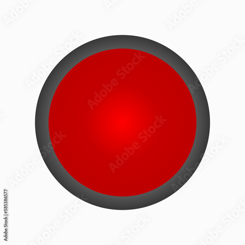 Free Download red button isolated on white - GFXLoad