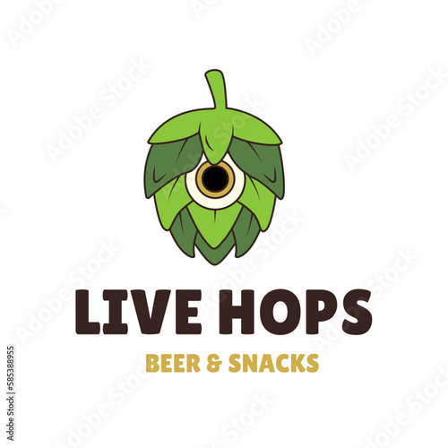 logo beer live hops snacks CRAFT BEER 