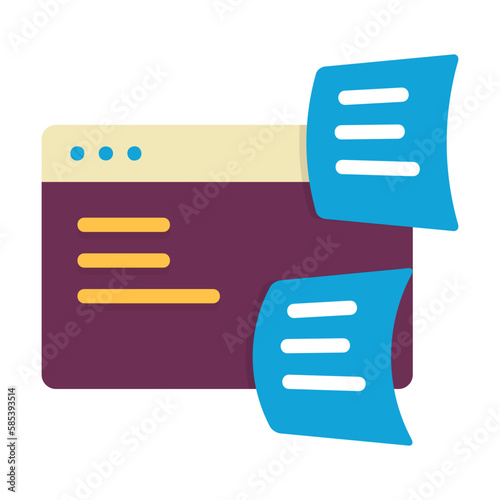 business 2, web document icon