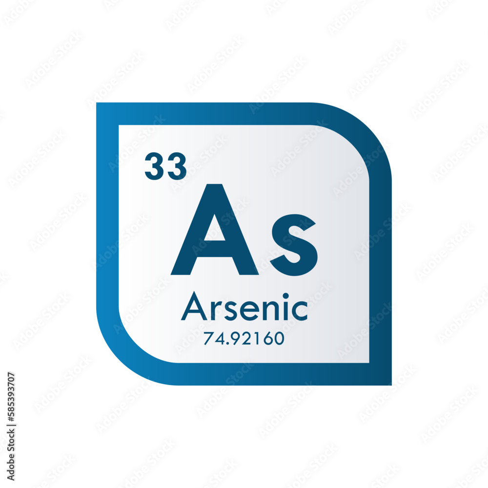 arsenic icon set. vector template illustration for web design arsenic icon set. vector template illustration for web design