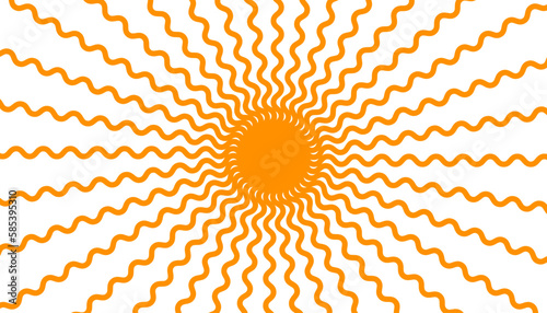 Ramen round vector pattern, yellow noodle, italian pasta