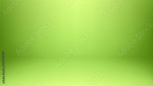 Green Color Natural Studio Background. Vector illustration